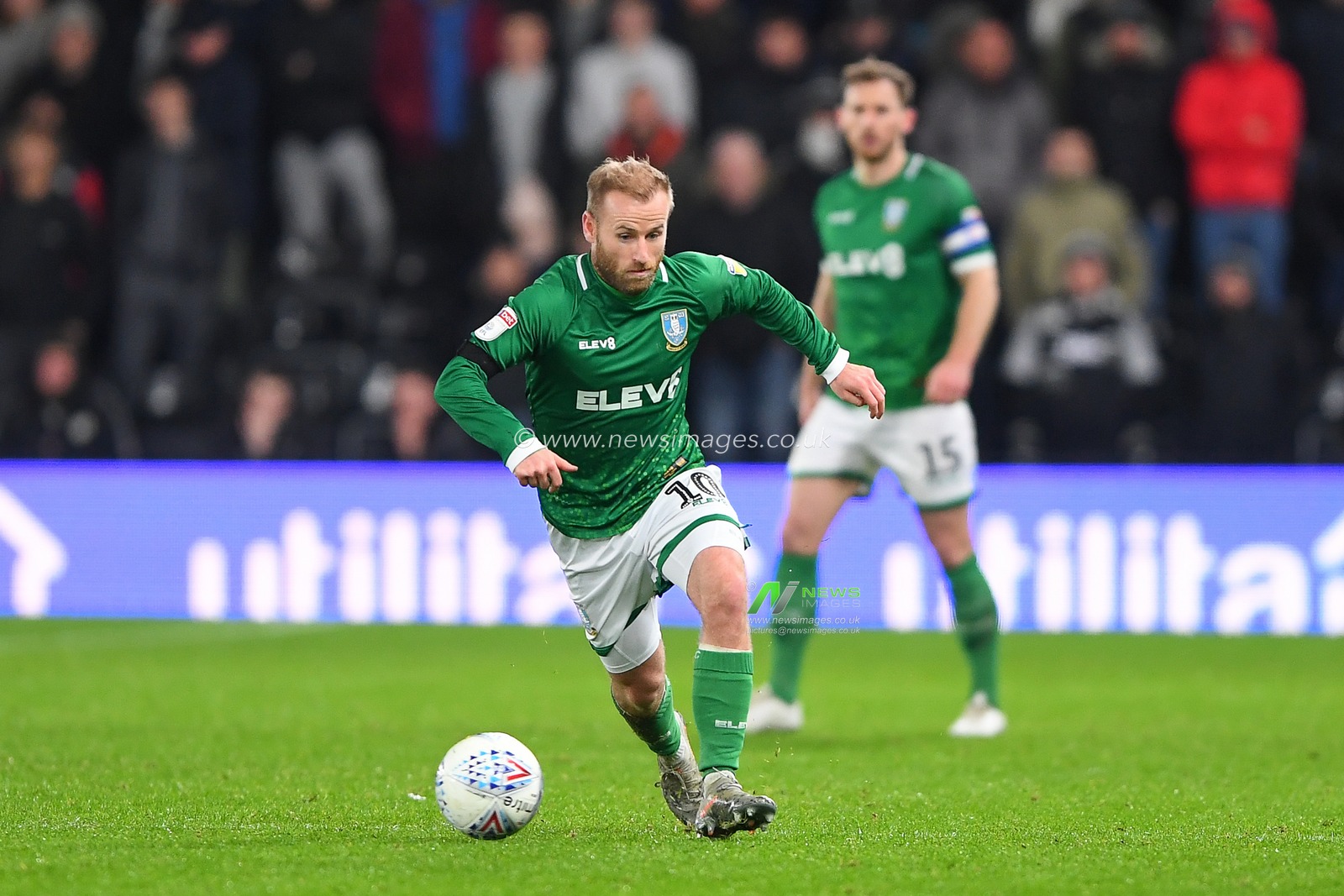 11th December 2019, Pride Park Stadium, Derby, England; Sky Bet Championship, Derby County v Sheffield Wednesday : Barry Bannan (10) of Sheffield Wednesday 

Credit: Jon Hobley/News Images