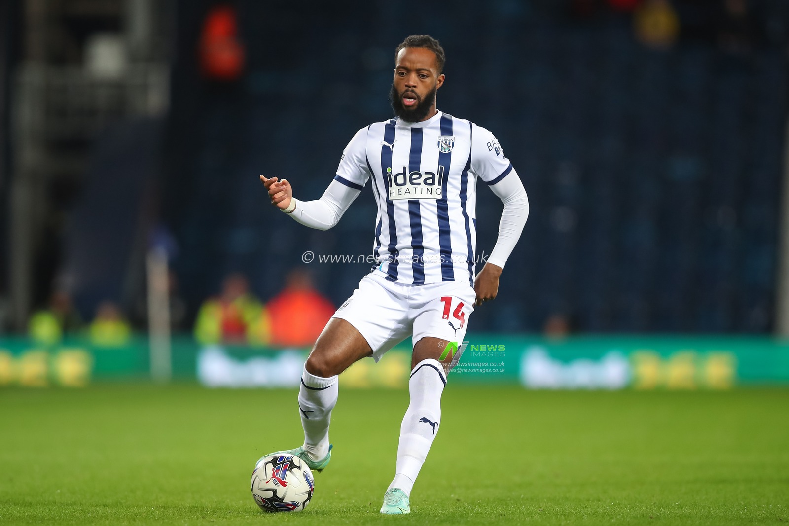 Nathaniel Chalobah of West Bromwich Albion passes the ball, during the Sky Bet Championship match West Bromwich Albion vs Rotherham United at The Hawthorns, West Bromwich, United Kingdom, 10th April 2024

(Photo by Gareth Evans/News Images)