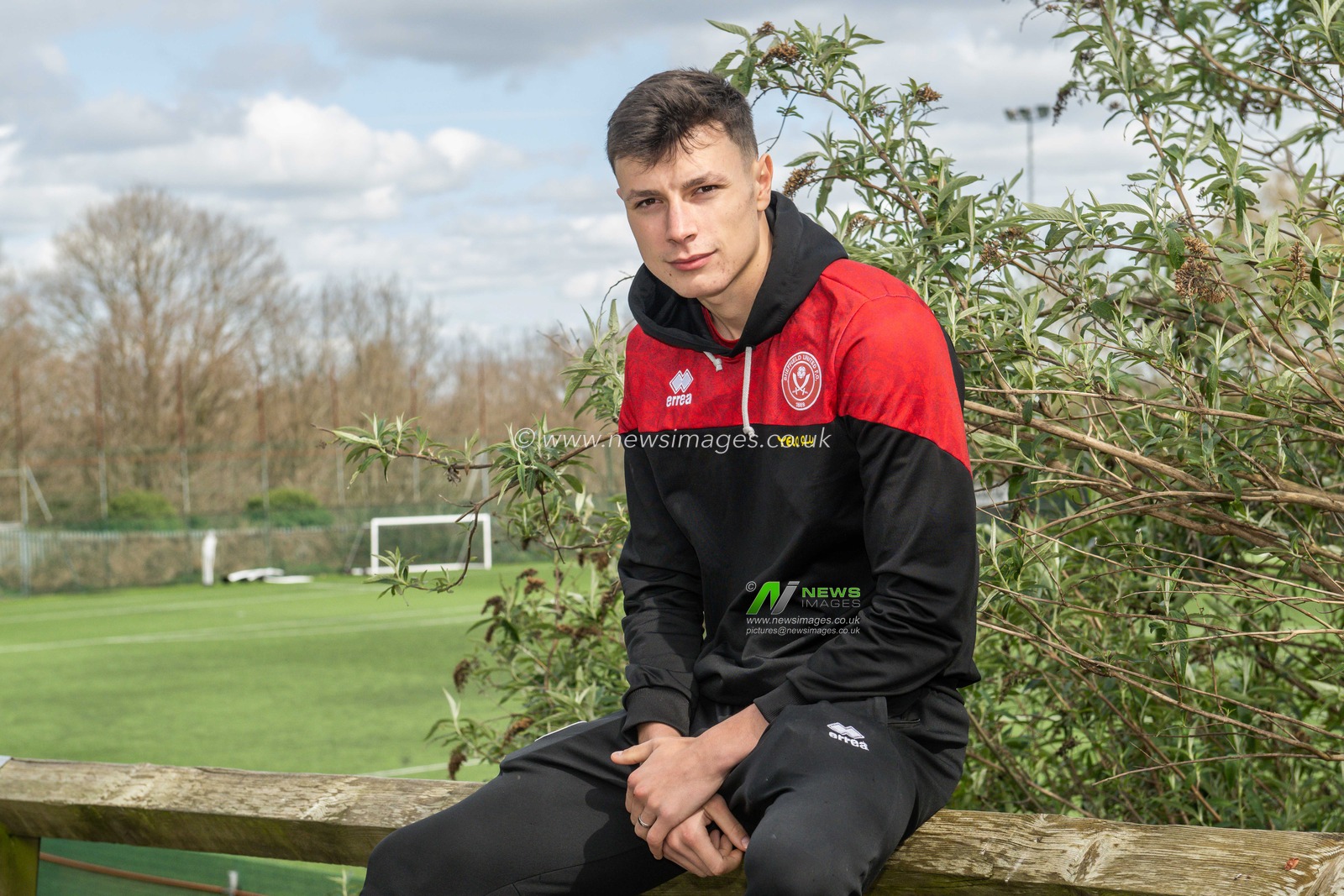 Portrait Session with Abel Ahmedhodzic of Sheffield United ahead of the FA Cup Semi Final at Sheffield United Academy, Sheffield, United Kingdom, 11th April 2023

(Photo by Craig Thomas/News Images)

*These images are exclusive to The Sun newspaper only! should not be used anywhere else*