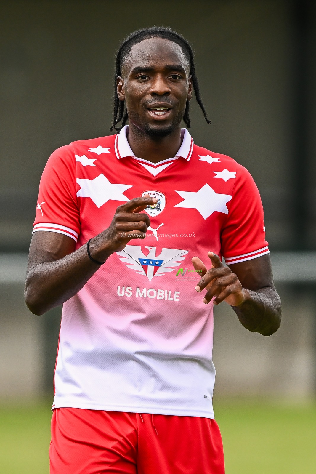 Pre-season friendly match AFC Fylde vs Barnsley at Mill Farm, Fylde, United Kingdom, 8th July 2023

(Photo by Craig Thomas/News Images)