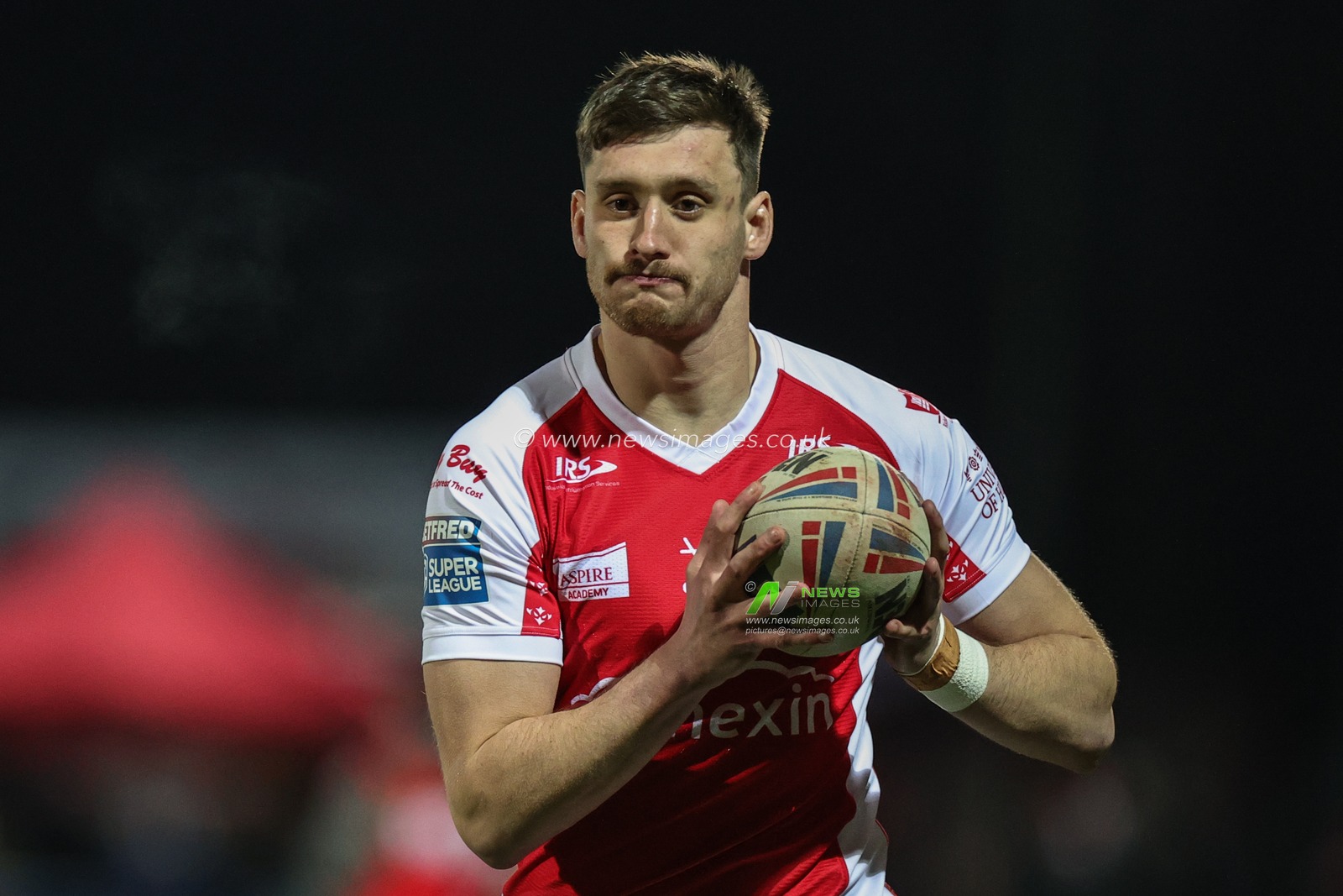 Sam Wood #24 of Hull KR in the pre-game warm up session during the Betfred Super League Round 4 match Hull KR vs Warrington Wolves at Sewell Group Craven Park, Kingston upon Hull, United Kingdom, 10th March 2023

(Photo by Mark Cosgrove/News Images)