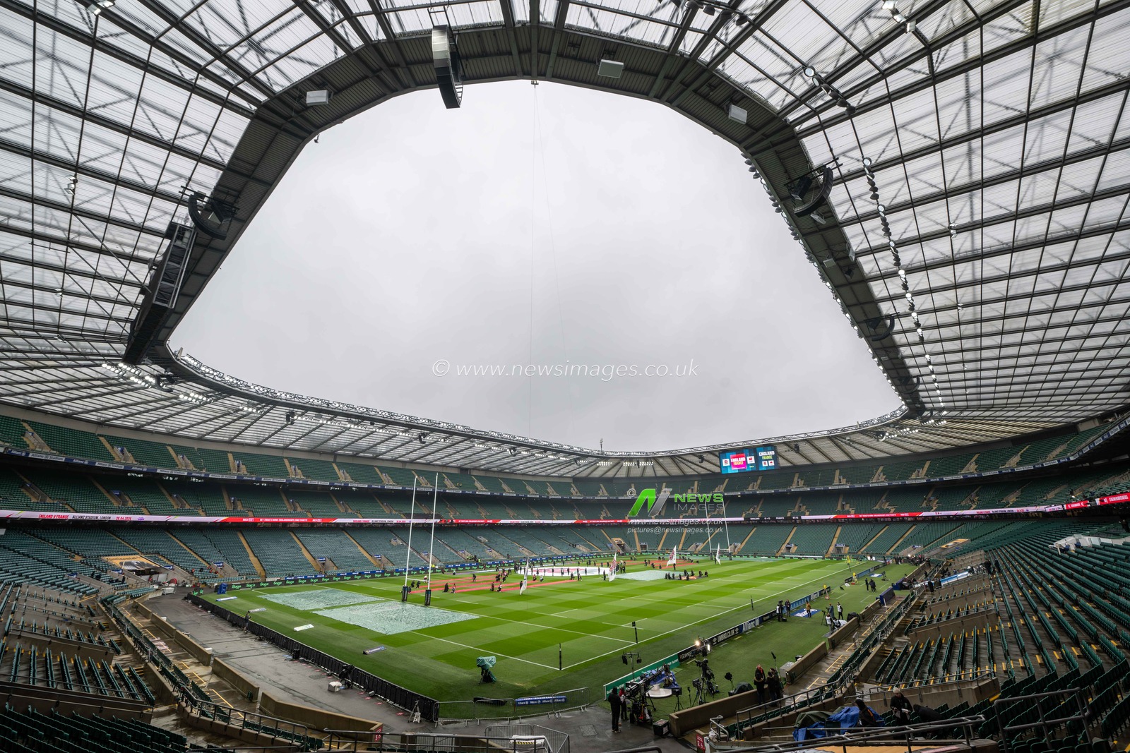 A general view of Allianz Stadium, Home of England ahead of the 2025 Guinness 6 Nations match England vs France at Allianz Stadium,, Twickenham, United Kingdom, 8th February 2025

(Photo by Craig Thomas/News Images)