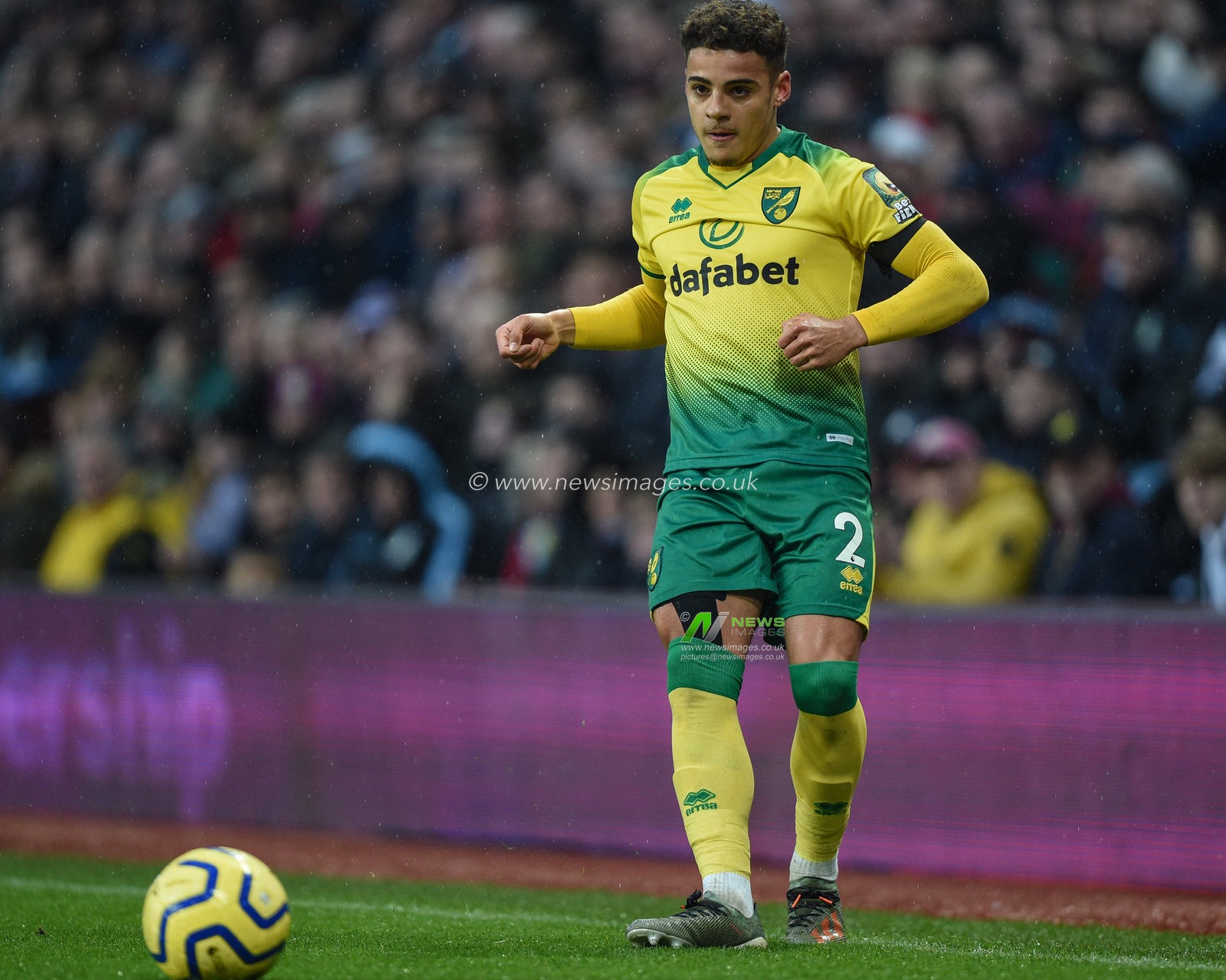 26th December 2019, Villa Park, Birmingham, England; Premier League, Aston Villa v Norwich City : Max Aarons (2) of Norwich City in action during the game

Credit: Richard Long/News Images