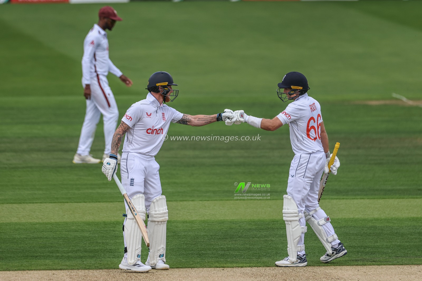 Joe Root of England celebrates a half century (50 runs) during the Rothesay Test Match Day Two England v West Indies at Lords, London, United Kingdom, 11th July 2024

(Photo by Mark Cosgrove/News Images)