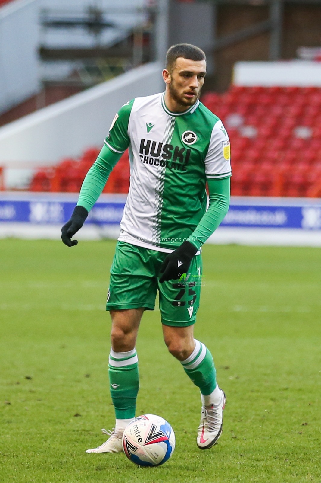 Troy Parrott #25 of Millwall in action during the game