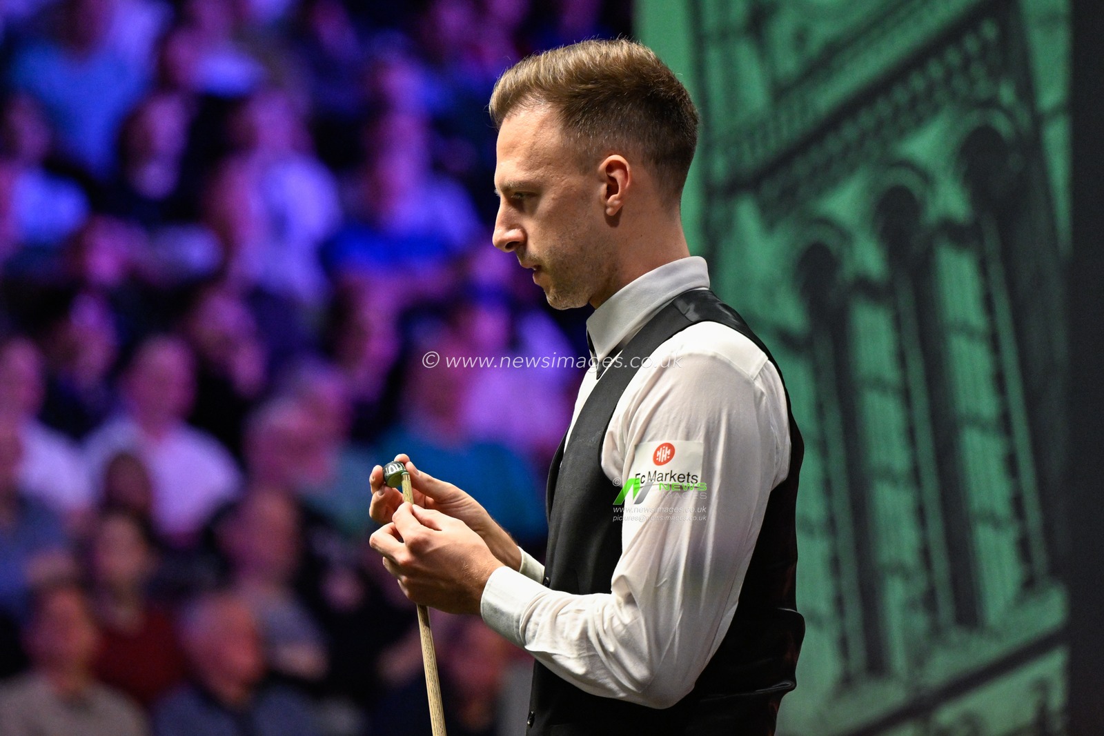 Judd Trump, during the Johnstoneâ€™s Paint Tour Championship at Manchester Central, Manchester, United Kingdom, 4th April 2024

(Photo by Cody Froggatt/News Images)