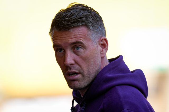 Rob Edwards manager of Wolverhampton Wanderers arrives at the stadium prior to kick off during the Premier League match Wolverhampton Wanderers vs Tottenham Hotspur at Molineux, Wolverhampton, United Kingdom on 25 April 2026

(Photo by Maynard Manyowa/News Images)