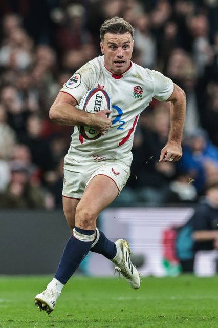 George ford of England during the Quilter Nations Series 2025 match England vs New Zealand at Allianz Stadium, Twickenham, United Kingdom, 15th November 2025

(Photo by Mark Cosgrove/News Images)

*** GER AUT SUI OUT ***