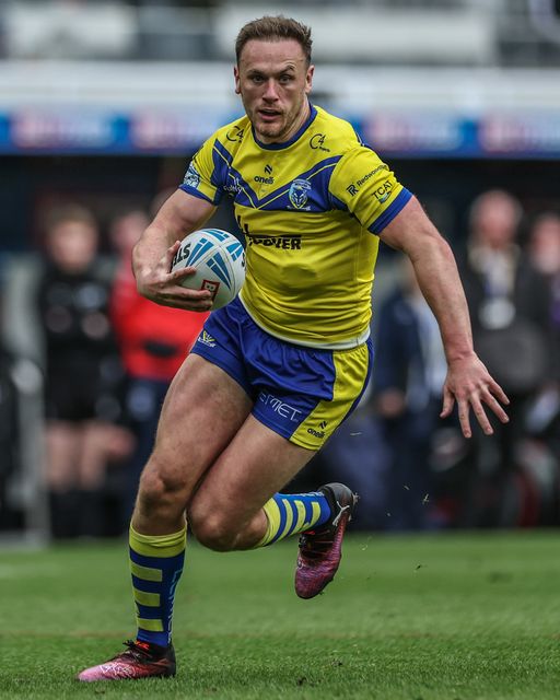 Ben Currie of Warrington Wolves in action during the game during the Betfred Magic Weekend 2025 match Wigan Warriors vs Warrington Wolves at St. James's Park, Newcastle, United Kingdom, 4th May 2025

(Photo by Mark Cosgrove/News Images)