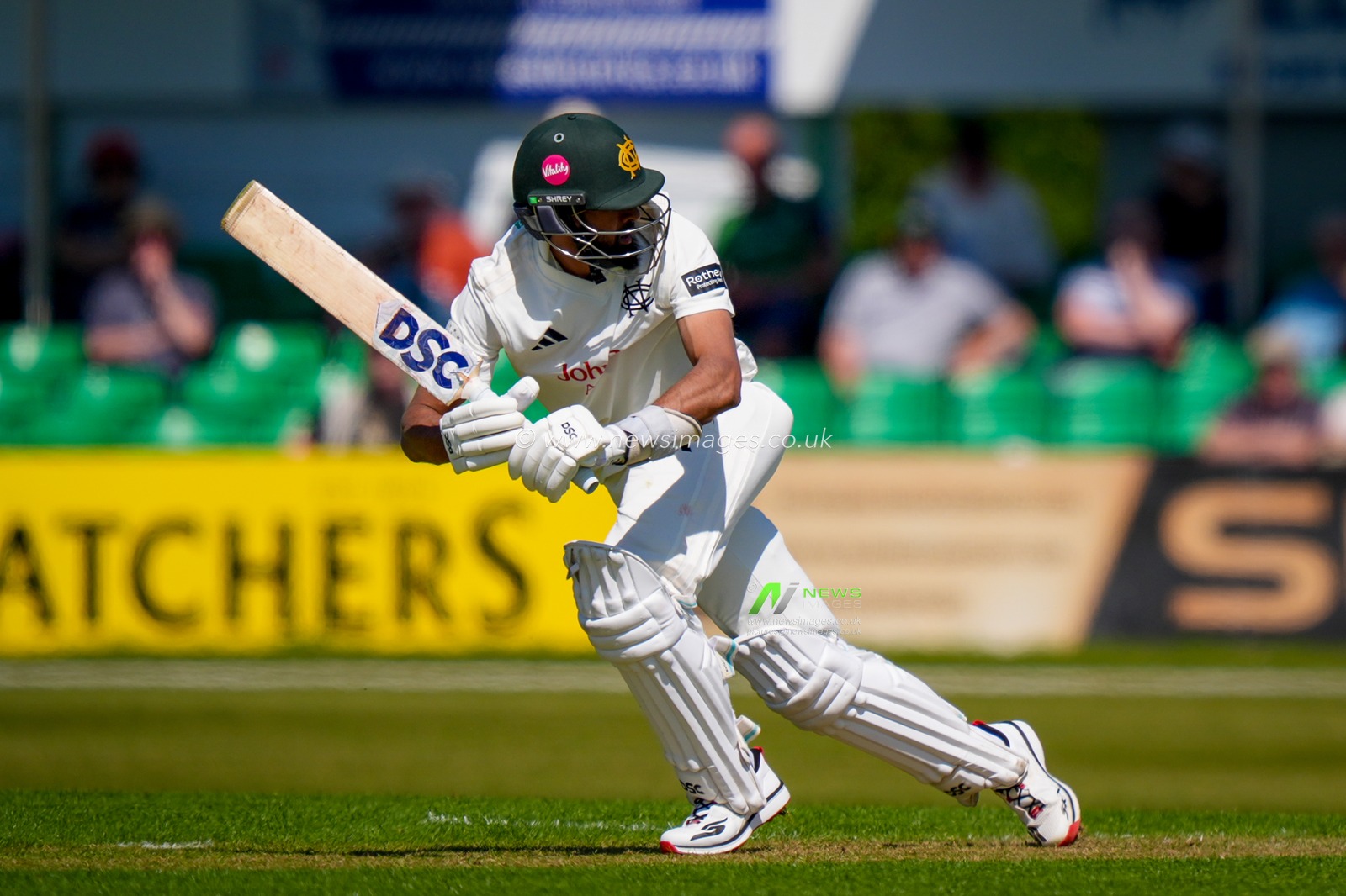 Haseeb Hameed of Nottinghamshire takes a run during Leicestershire County Cricket Club vs Nottinghamshire County Cricket Club in Country Cricket Division One Day 1 at Grace Road, Leicester, United Kingdom on 01 May 2026

(Photo by Maynard Manyowa/News Images)