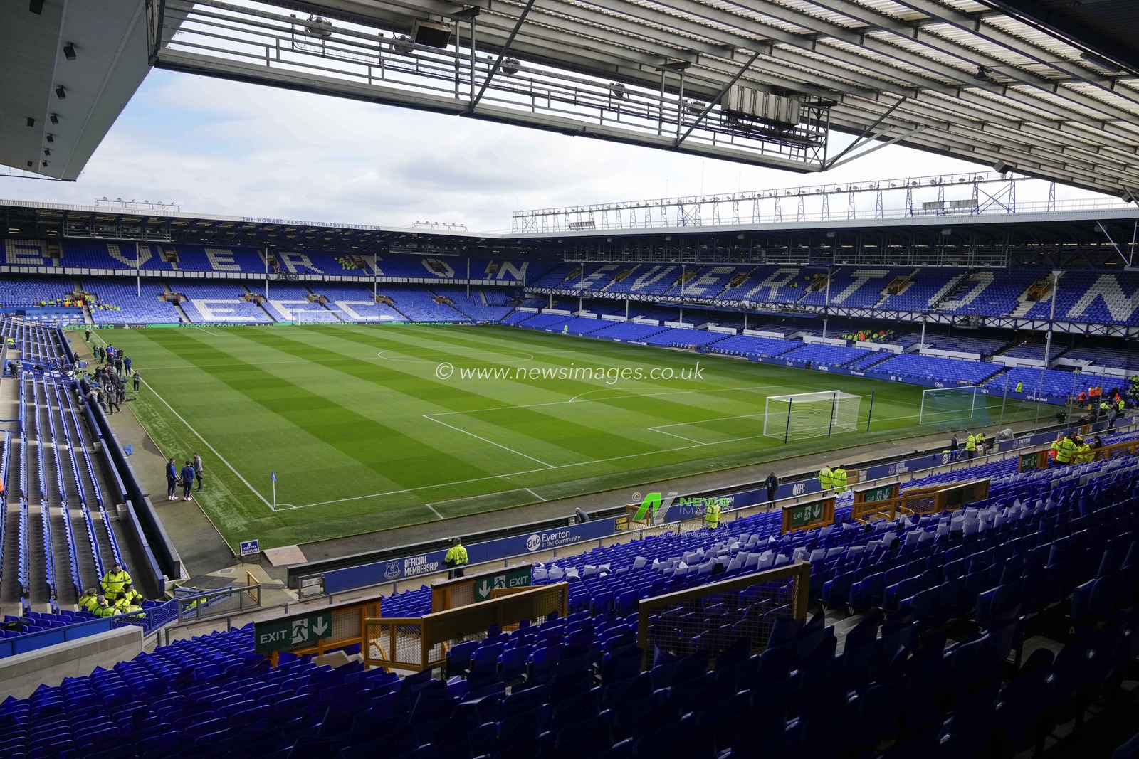 A general view of Goodison Park, home of Everton before  the Premier League match Everton vs Nottingham Forest at Goodison Park, Liverpool, United Kingdom, 21st April 2024

(Photo by Steve Flynn/News Images)