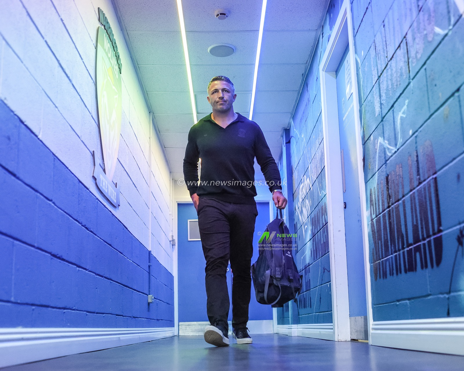 Sam Burgess Head Coach of Warrington Wolves arrives during the Betfred Super League Round 22 match Warrington Wolves vs Catalans Dragons at Halliwell Jones Stadium, Warrington, United Kingdom, 14th August 2025

(Photo by Mark Cosgrove/News Images)