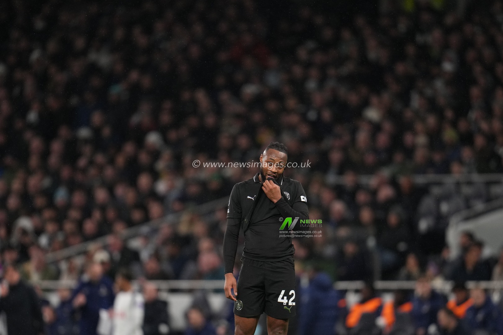 Antoine Semenyo of Manchester City during the Premier League match Tottenham Hotspur vs Manchester City at Tottenham Hotspur Stadium, London, United Kingdom, 1st February 2026

(Photo by Harvey Murphy/News Images)
