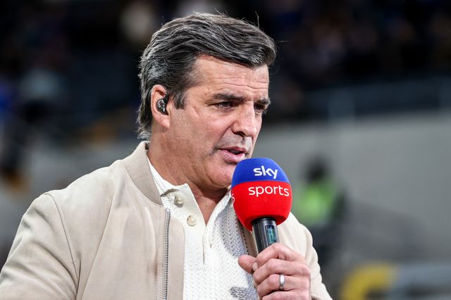 Sky Sports Rugby League presenter Brian Carney during the Betfred Super League round 10 match Leeds Rhinos vs Wakefield Trinity at AMT Headingley Stadium, Leeds, United Kingdom on 01 May 2026

(Photo by Alfie Cosgrove/News Images)