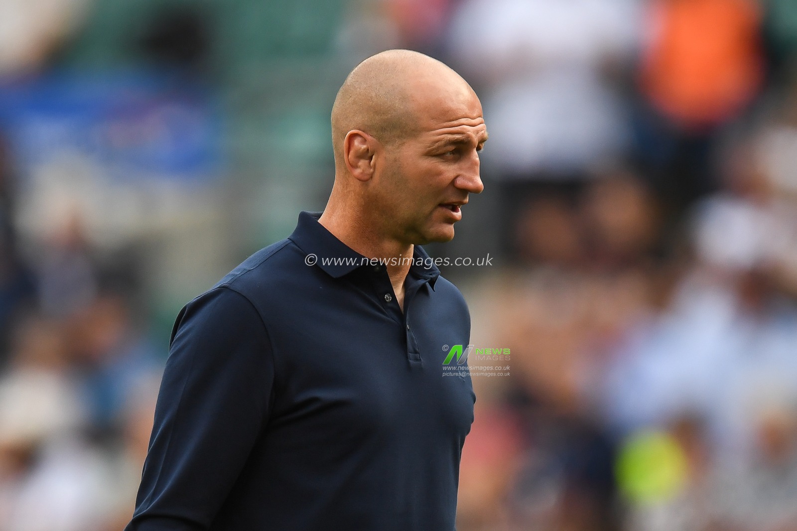 Steve Borthwick Head Coach of England during pre match warm up ahead of  the 2023 Summer Series match England vs Wales at Twickenham Stadium, Twickenham, United Kingdom, 12th August 2023

(Photo by Mike Jones/News Images)