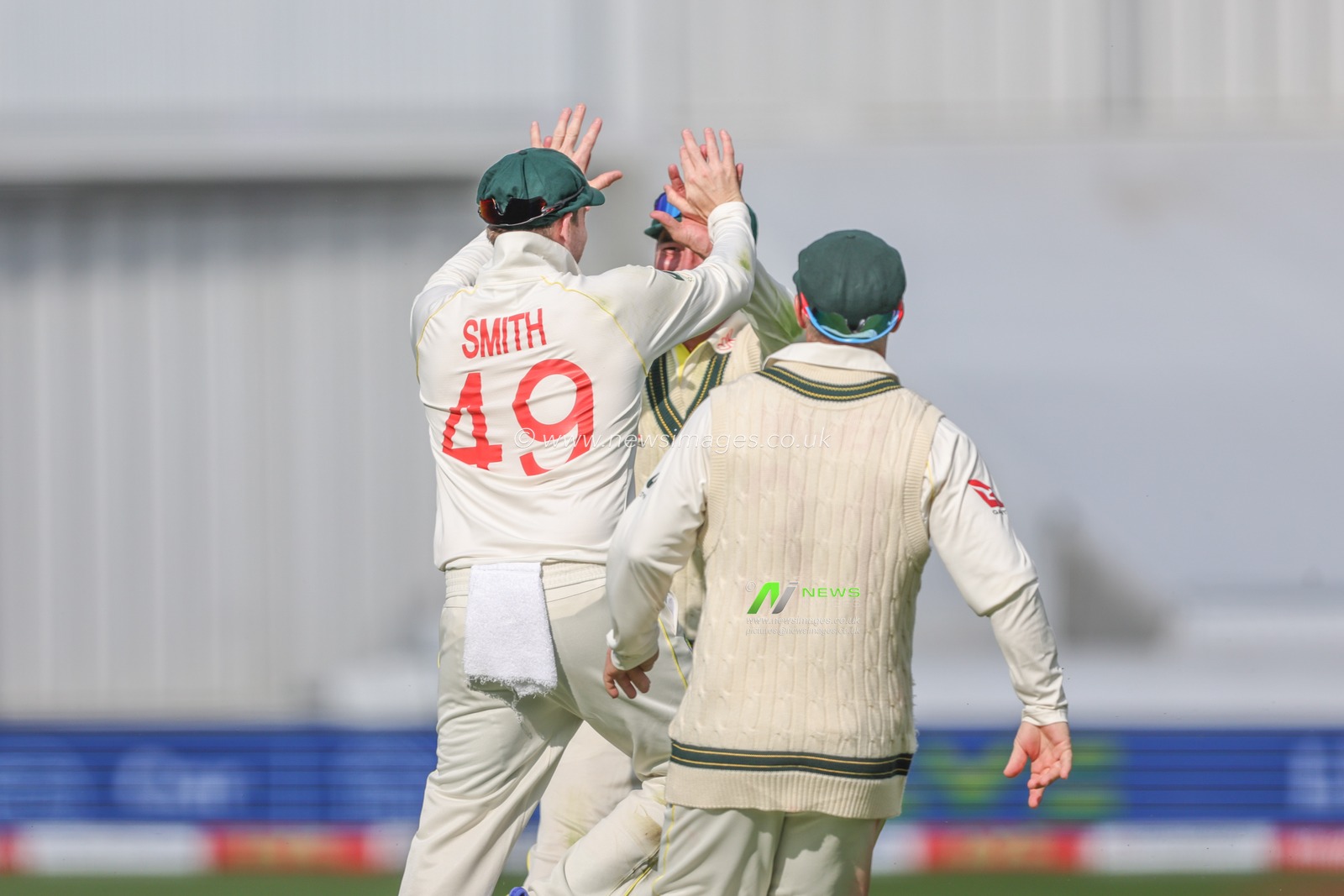 Steven Smith of Australia celebrates catching out Joe Root of England during the LV= Insurance Ashes Test Series Second Test Day 2 England v Australia at Lords, London, United Kingdom, 29th June 2023

(Photo by Mark Cosgrove/News Images)