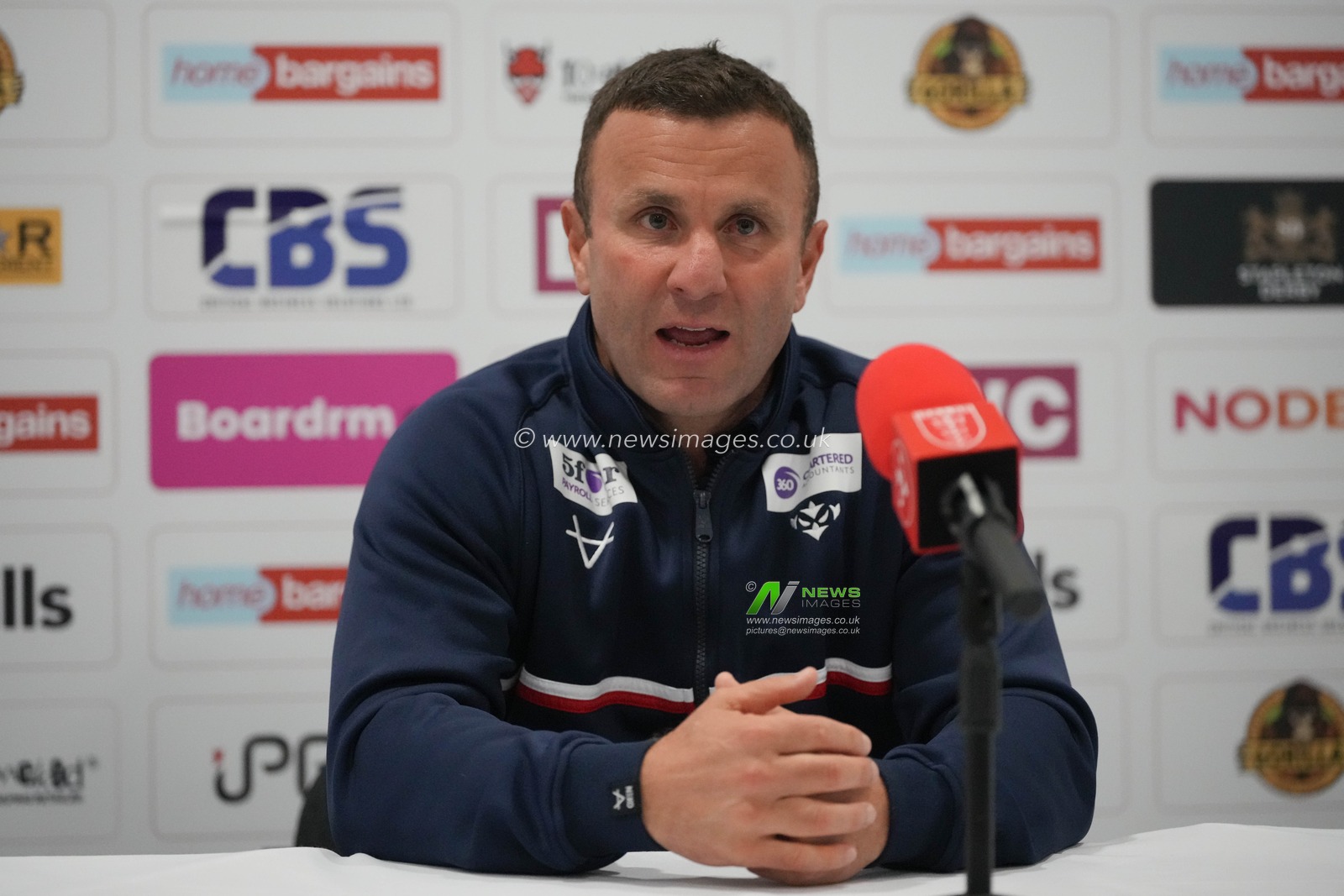 Willie Peters Head Coach of Hull KR speaks to the press after the Betfred Super League Round 22 match St Helens vs Hull KR at Totally Wicked Stadium, St Helens, United Kingdom, 18th August 2023

(Photo by Steve Flynn/News Images)