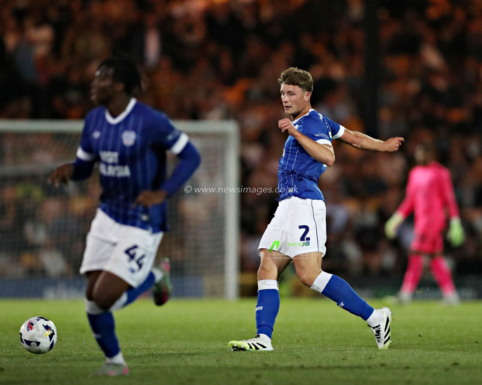 Will Fish of Cardiff City F.C. during the Sky Bet League 1 match Port Vale vs Cardiff City at Vale Park, Burslem, United Kingdom, 7th August 2025(Photo by Sam Eaden/News Images)