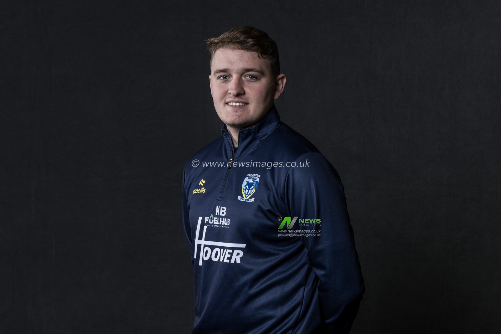 Kieran Bellamy during the Warrington Wolves Team media day at Warrington wolves training centre, Warrington, United Kingdom, 16th January 2025

(Photo by Craig Thomas/News Images)