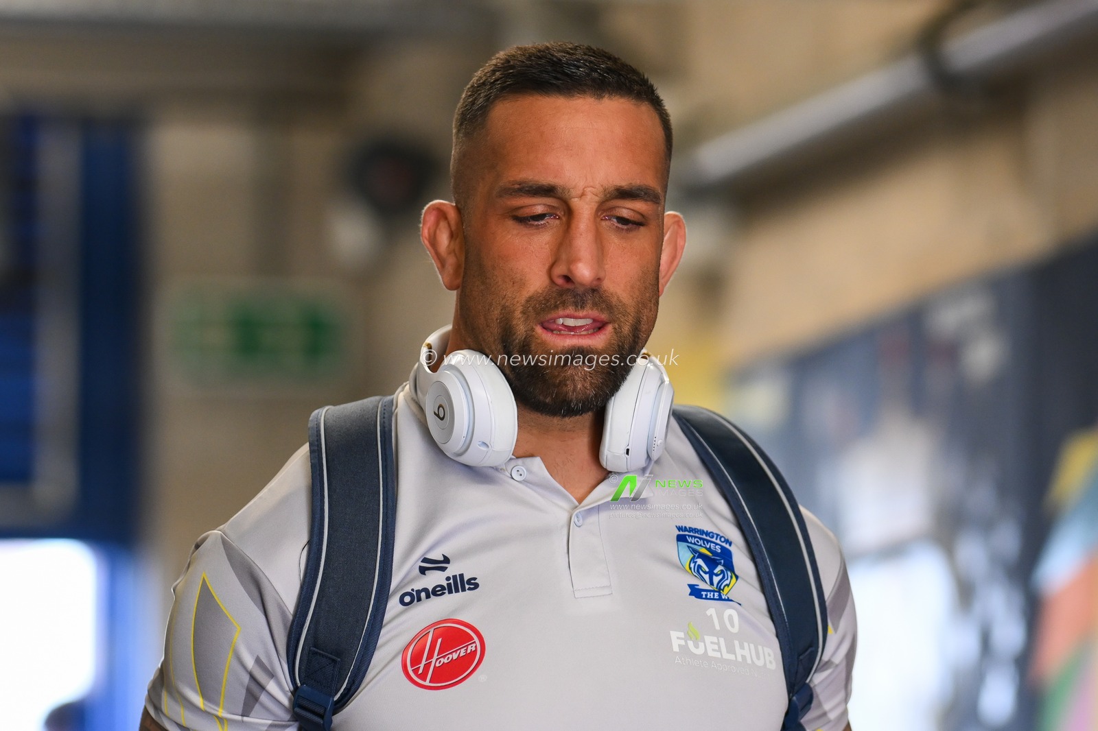 Paul Vaughan of Warrington Wolves arrives ahead of the Betfred Super League match Warrington Wolves vs Catalans Dragons at Halliwell Jones Stadium, Warrington, United Kingdom, 30th March 2024

(Photo by Craig Thomas/News Images)