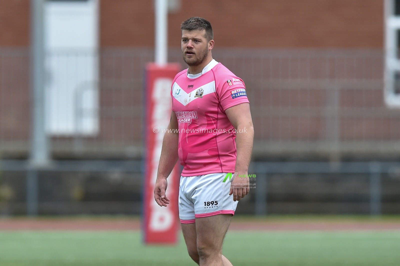 Warren Thompson of North Wales Crusaders during the game
