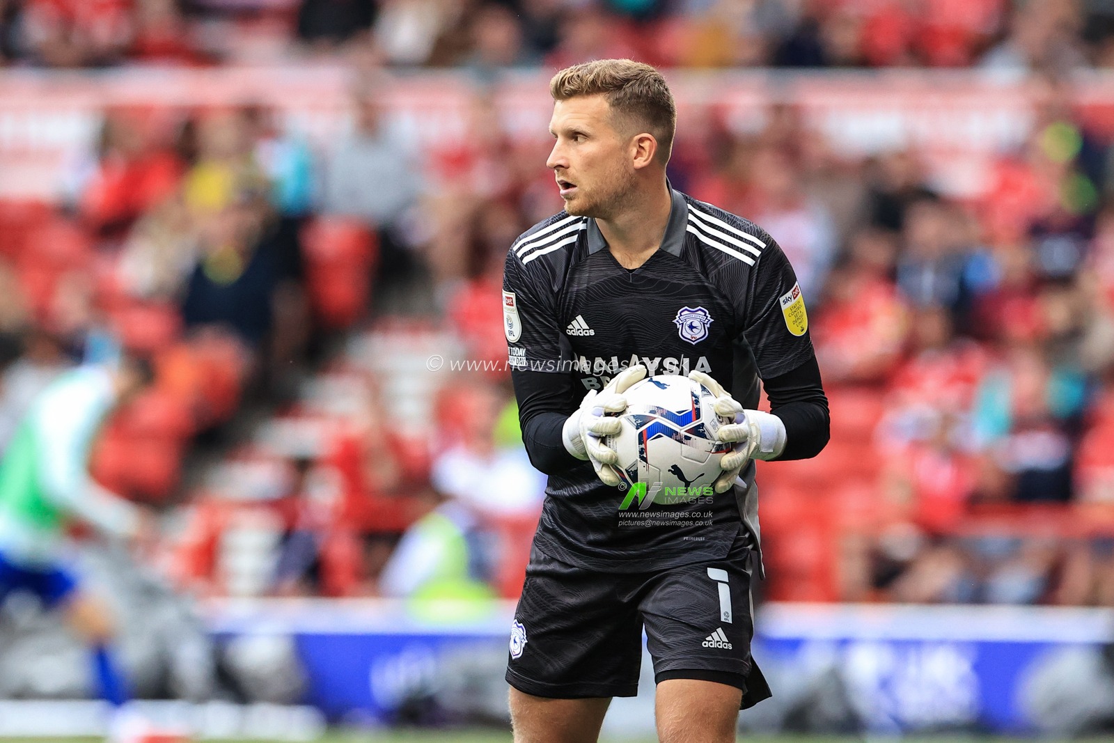 Dillon Phillips #1 of Cardiff City during the game