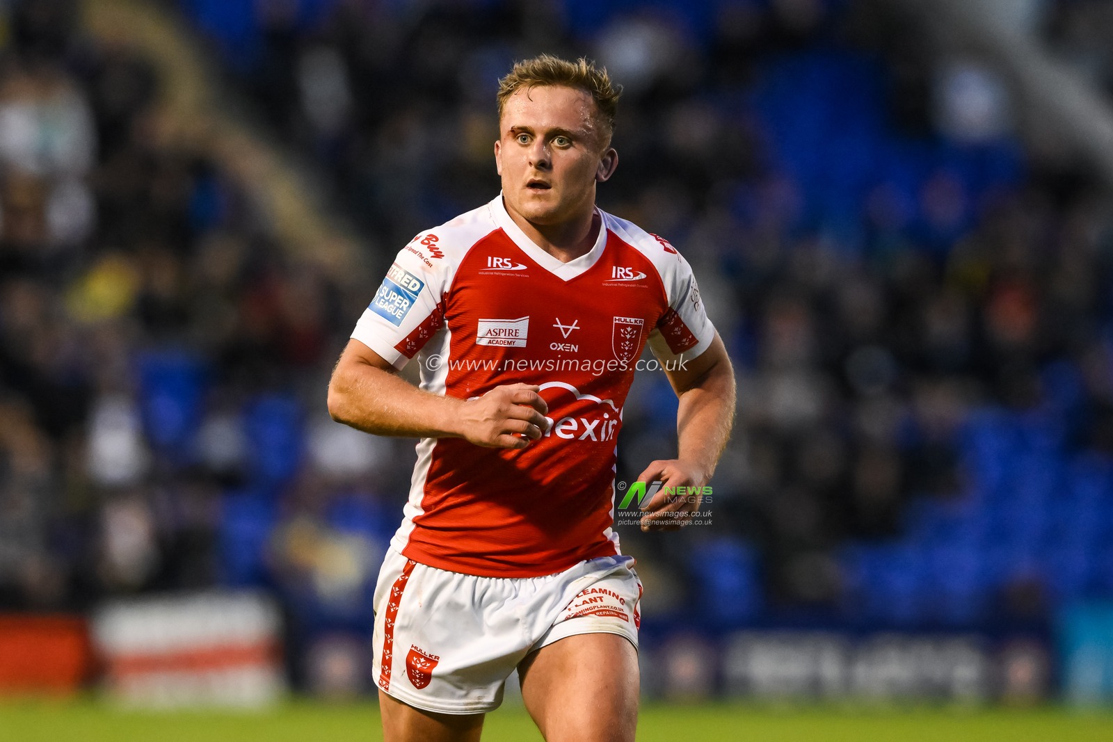 Jez Litten #14 of Hull KR during the Betfred Super League Round 12 match Warrington Wolves vs Hull KR at Halliwell Jones Stadium, Warrington, United Kingdom, 12th May 2023

(Photo by Craig Thomas/News Images)