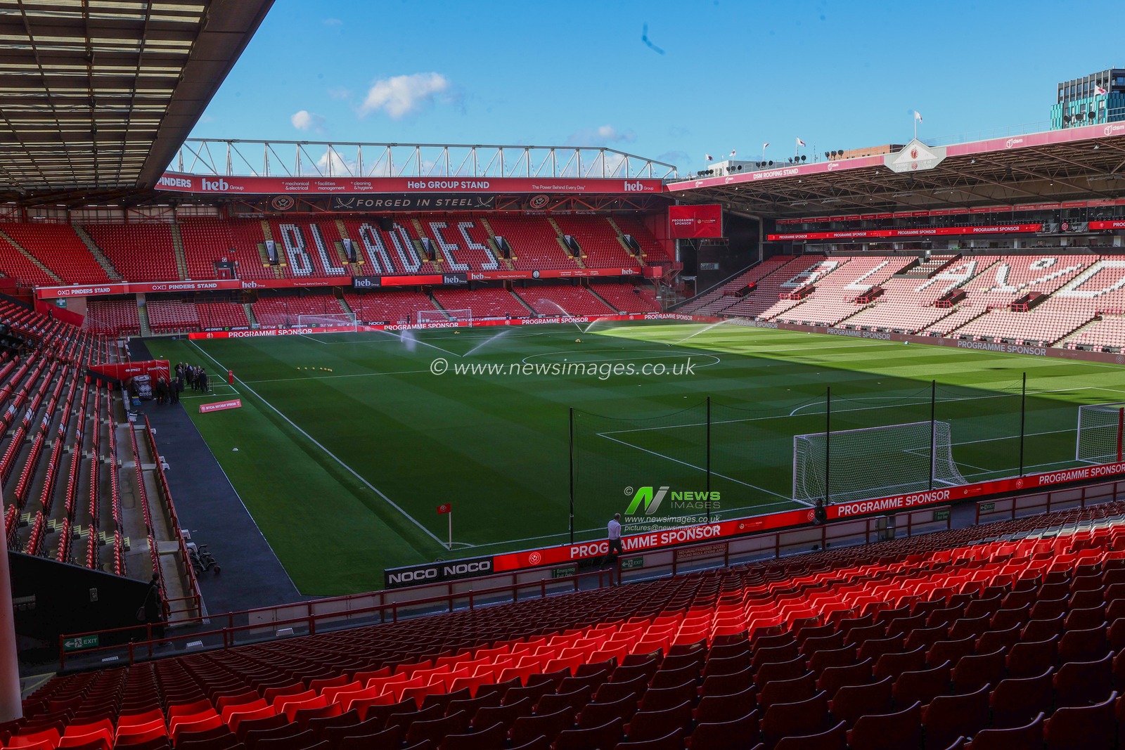 A general view of Bramall Lane ahead of the Sky Bet Championship match Sheffield United vs Derby County at Bramall Lane, Sheffield, United Kingdom, 1st November 2025

(Photo by Richard Bierton/News Images)

*** GER AUT SUI OUT ***