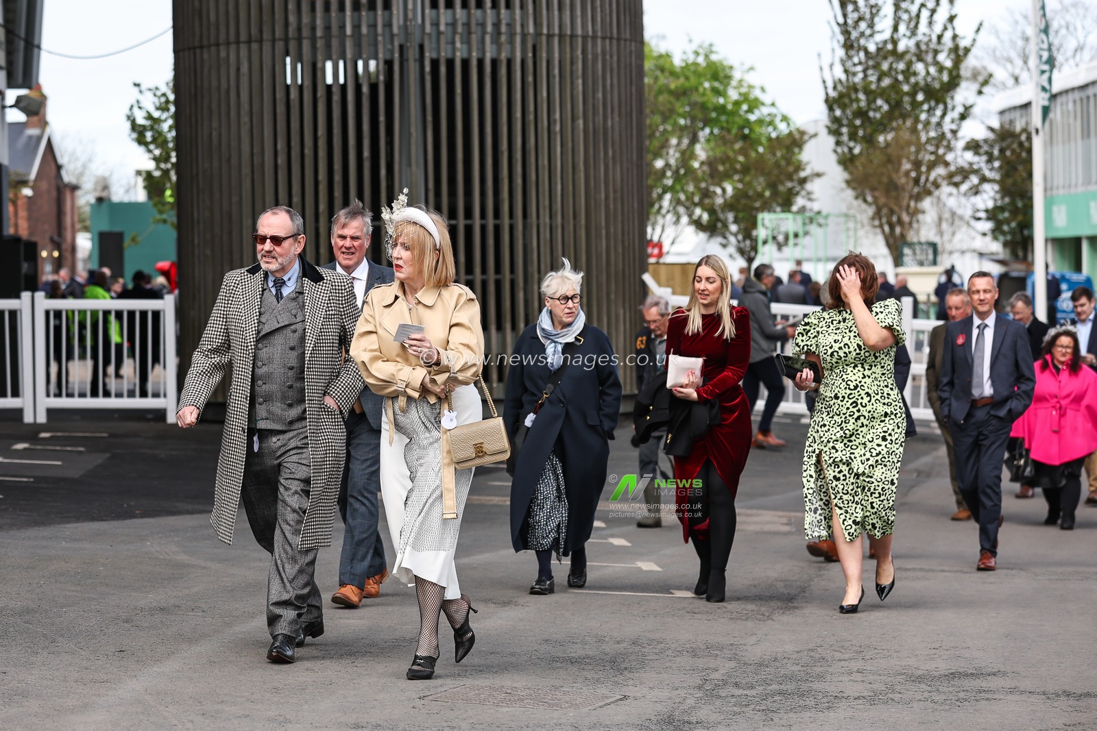 First members of the public arrive ahead of the Randox Grand National 2024 Opening Day at Aintree Racecourse, Liverpool, United Kingdom, 11th April 2024

(Photo by Mark Cosgrove/News Images)