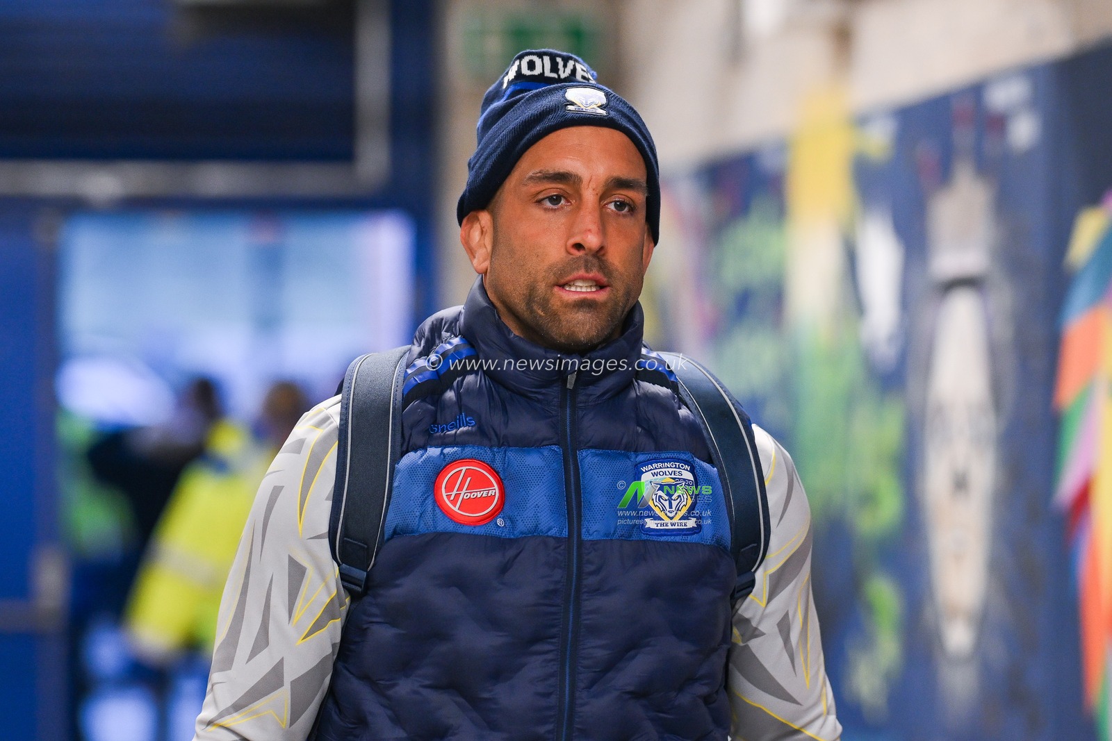 Paul Vaughan of Warrington Wolves arrives ahead of the Betfred Super League Round 2 match Warrington Wolves vs Hull FC at Halliwell Jones Stadium, Warrington, United Kingdom, 23rd February 2024

(Photo by Craig Thomas/News Images)
