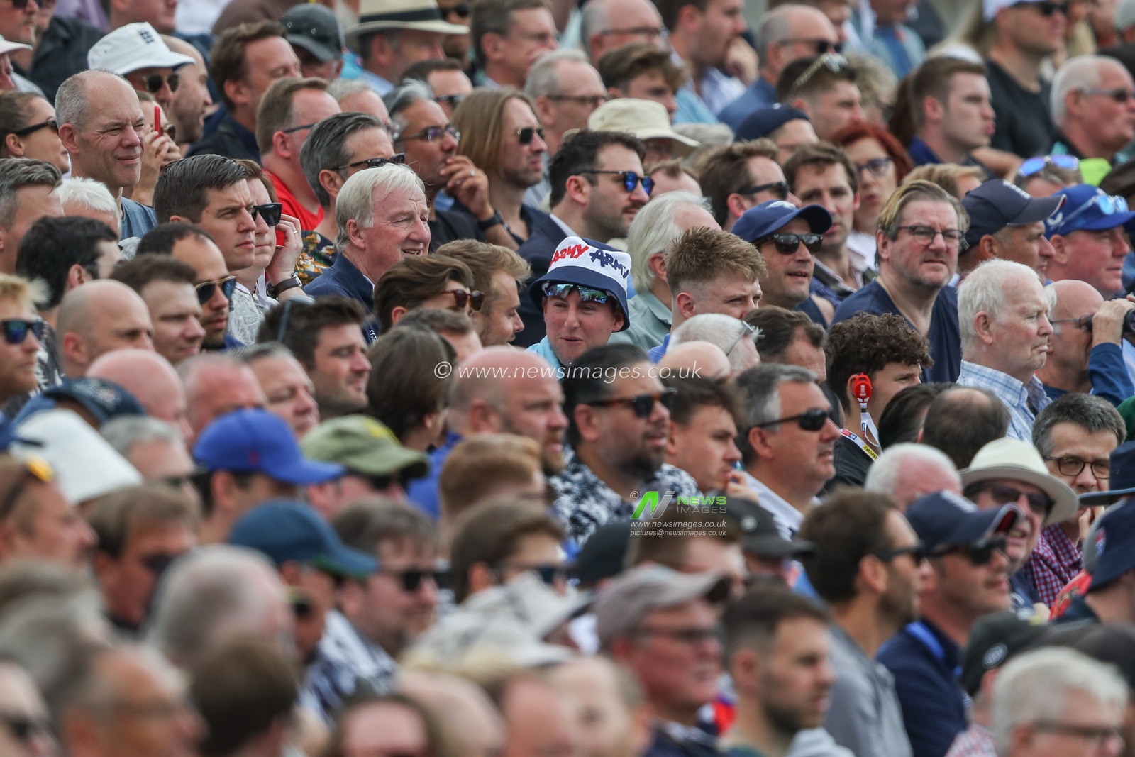 Fans watch on during the LV= Insurance Ashes Fifth Test Series Day Two England v Australia at The Kia Oval, London, United Kingdom, 28th July 2023

(Photo by Gareth Evans/News Images)