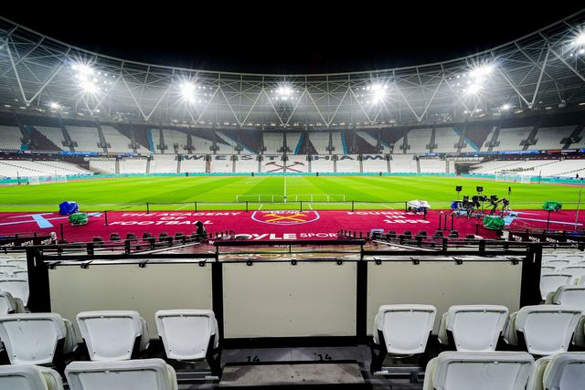 A general view of the pitch and stands during the Premier League match West Ham United vs Manchester United at London Stadium, London, United Kingdom on 10 February 2026

(Photo by Maynard Manyowa/News Images)