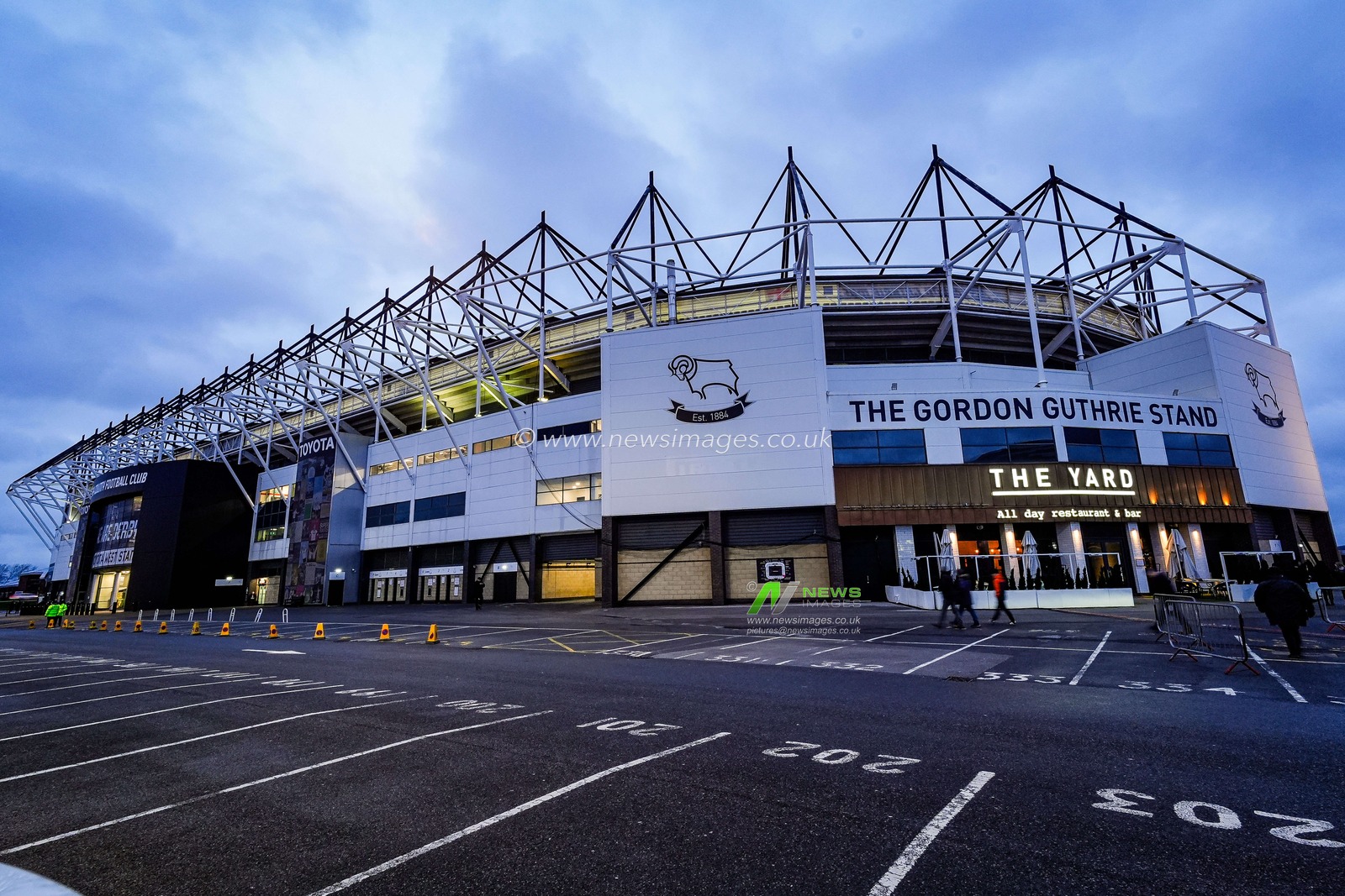 A general view outside the stadium of ahead of the  during the Sky Bet Championship match Derby County vs West Bromwich Albion at Pride Park Stadium, Derby, United Kingdom on 23 January 2026

(Photo by Maynard Manyowa/News Images)