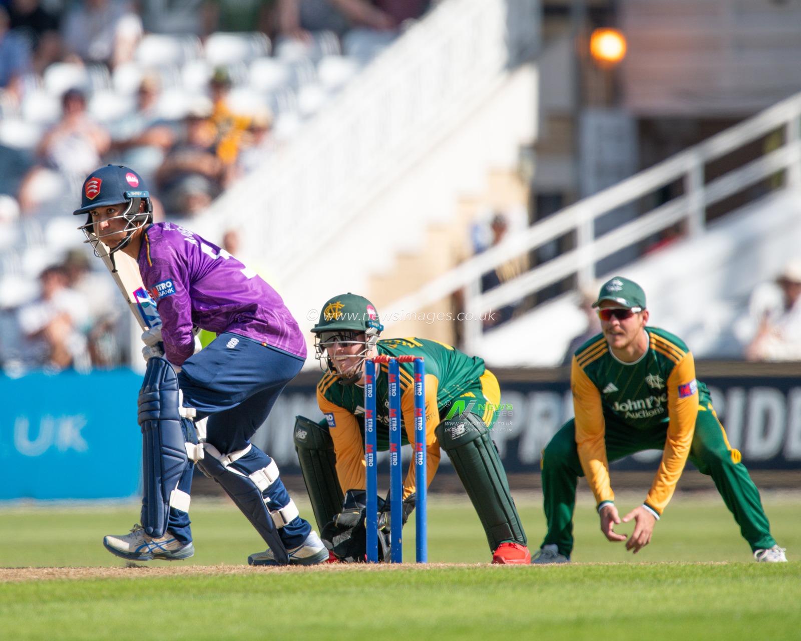Noah THAIN of Essex CCC batting during the Royal London One-day Cup match Nottinghamshire vs Essex at Trent Bridge, Nottingham, United Kingdom, 11th August 2024

(Photo by Mark Dunn/News Images)