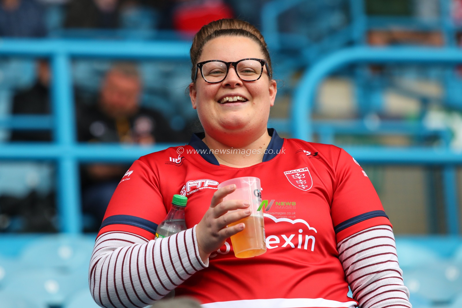 Hull KR fans await the start of the Challenge Cup semi-final