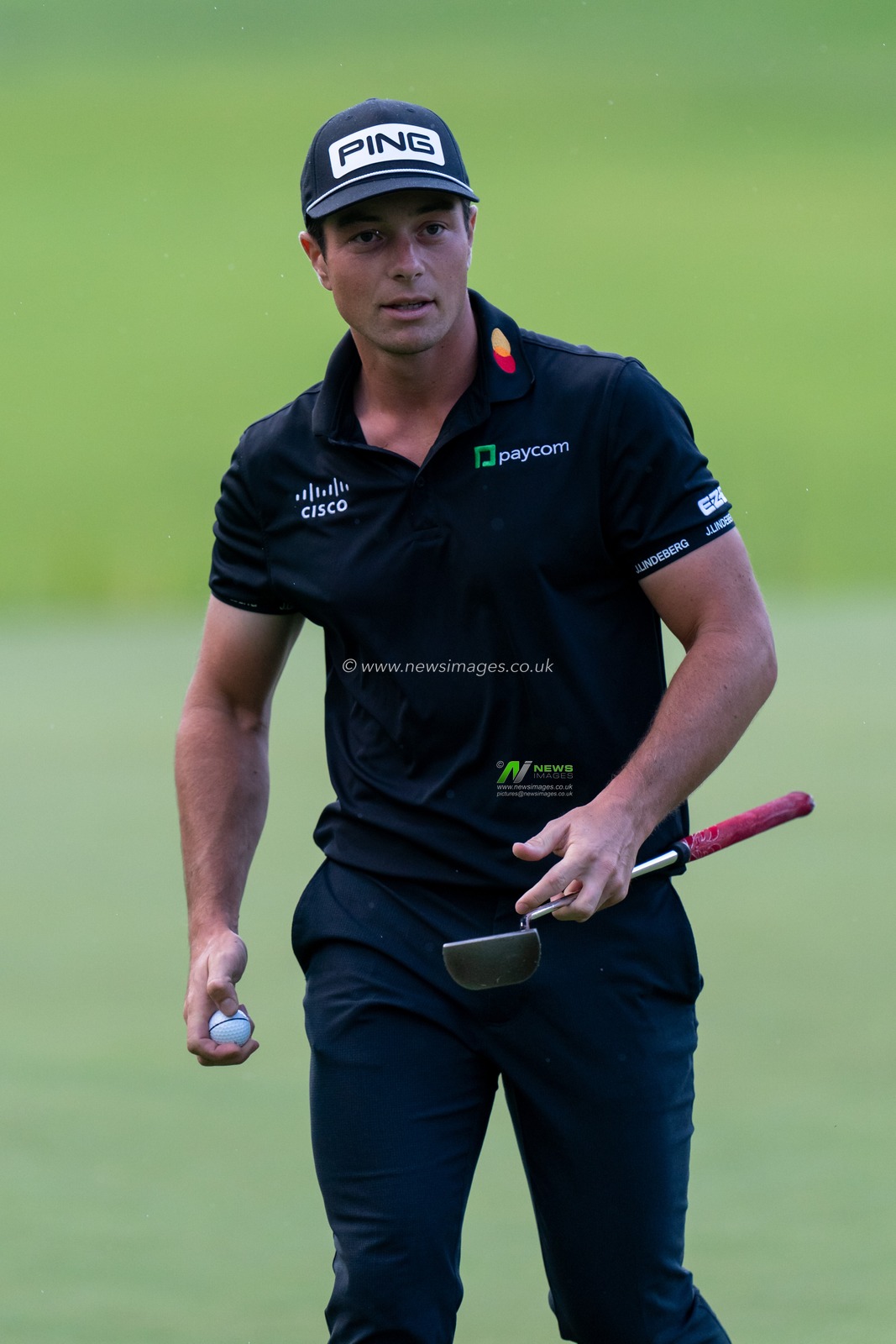 Viktor Holland (NOR) 18th green during the BMW PGA Championship 2022 day 1 at Wentworth Club, Virginia Water, United Kingdom, 8th September 2022

(Photo by Richard Washbrooke/News Images)
