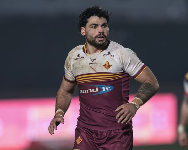 Mathieu Cozza of Huddersfield Giants during the Betfred Super League Round 5 match Bradford Bulls vs Huddersfield Giants at Odsal Stadium, Bradford, United Kingdom on 20 March 2026

(Photo by Mark Cosgrove/News Images)