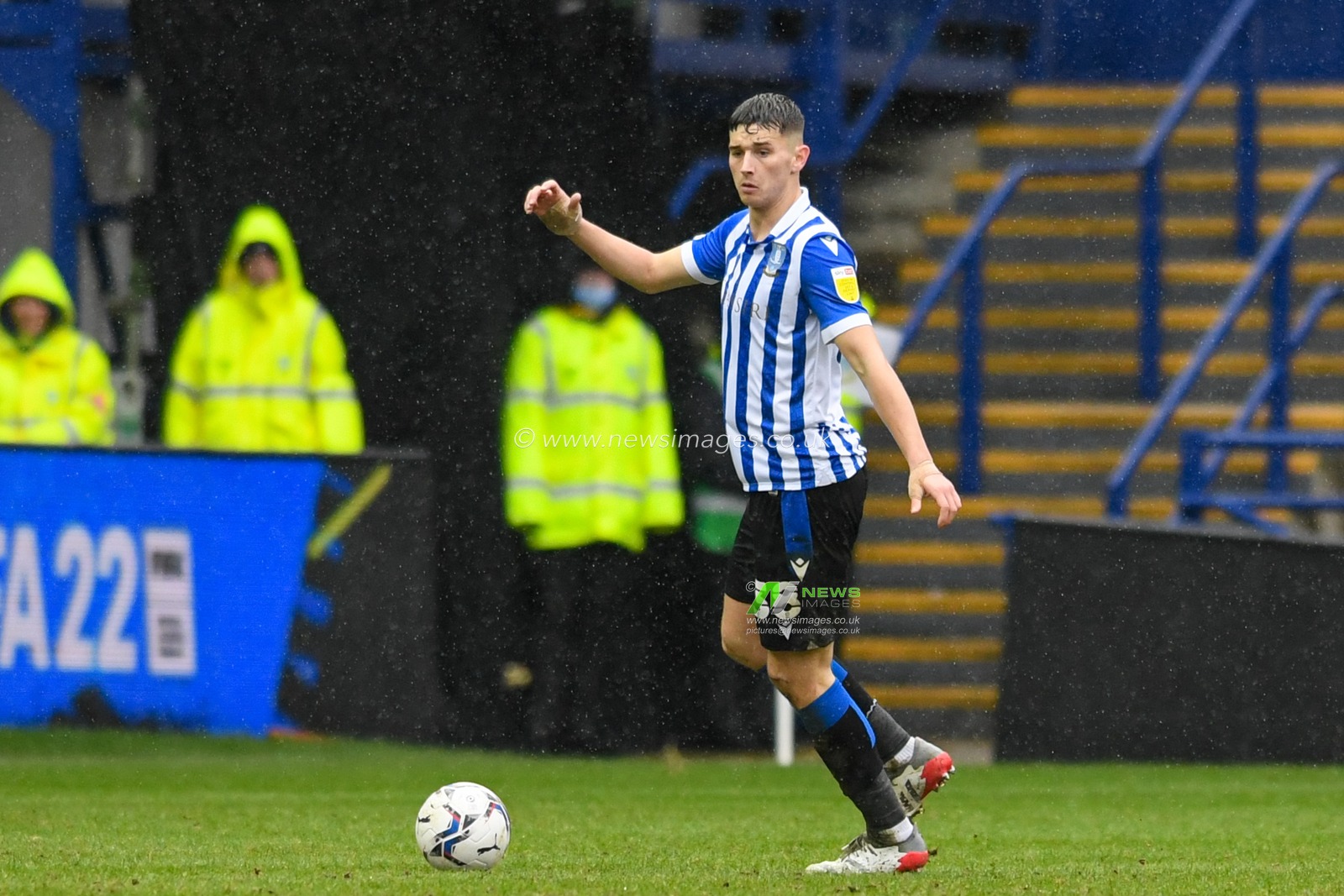 Jordan Storey #38 of Sheffield Wednesday in action during the game