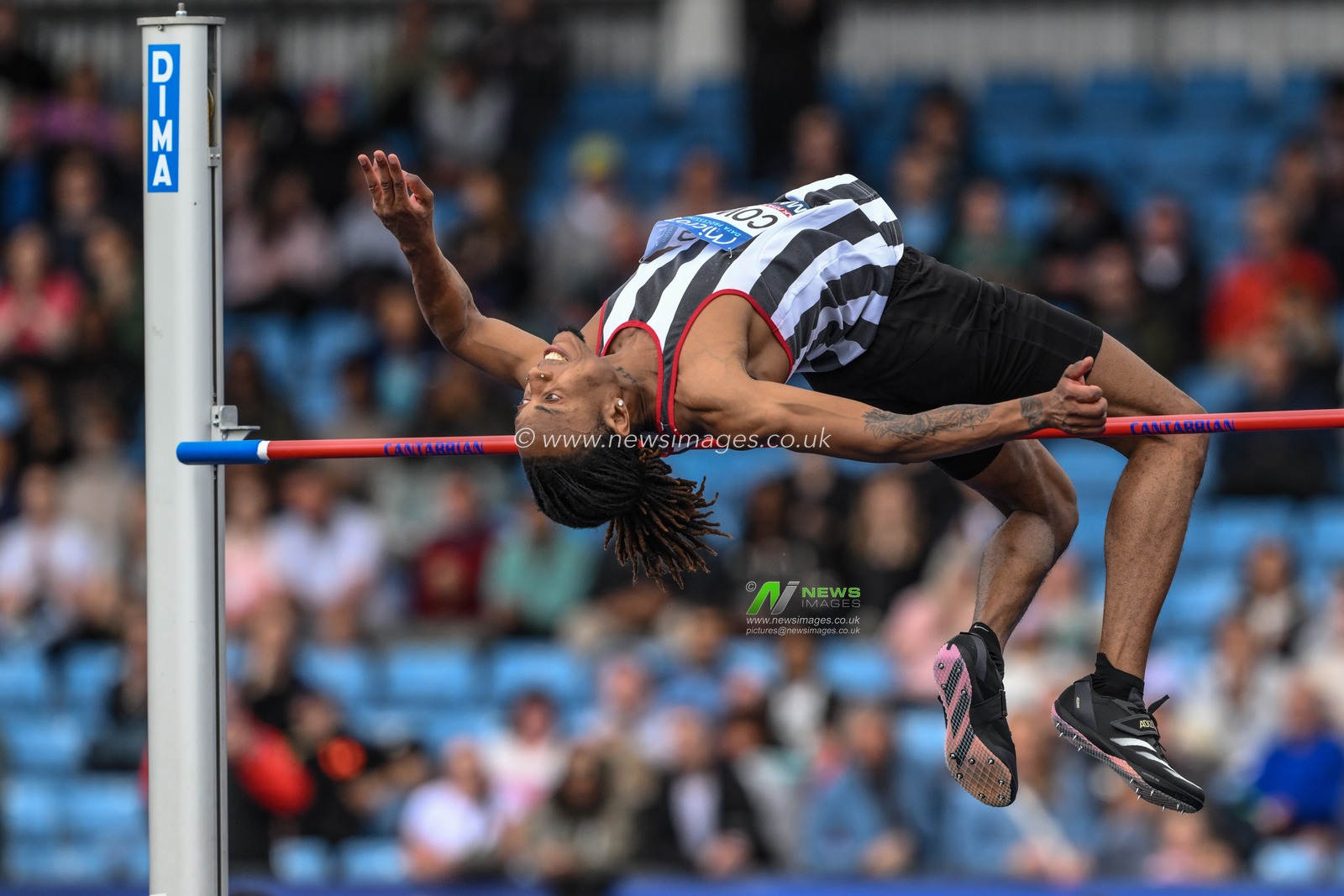 Coward during the high jump during the Microplus UK Athletics Championships Day 1 at Manchester Regional Arena, Manchester, United Kingdom, 29th June 2024

(Photo by Craig Thomas/News Images)
