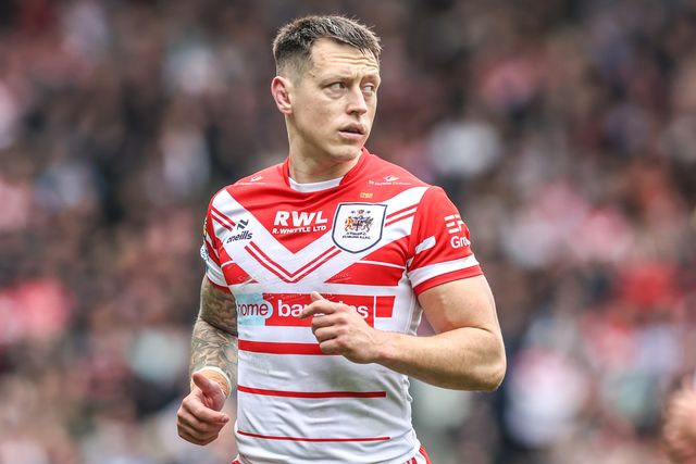 Deon Cross of St Helens during the Betfred Super League round 7 match St Helens vs Wigan Warriors at The BrewDog Stadium, St Helens, United Kingdom on 03 April 2026

(Photo by Alfie Cosgrove/News Images)