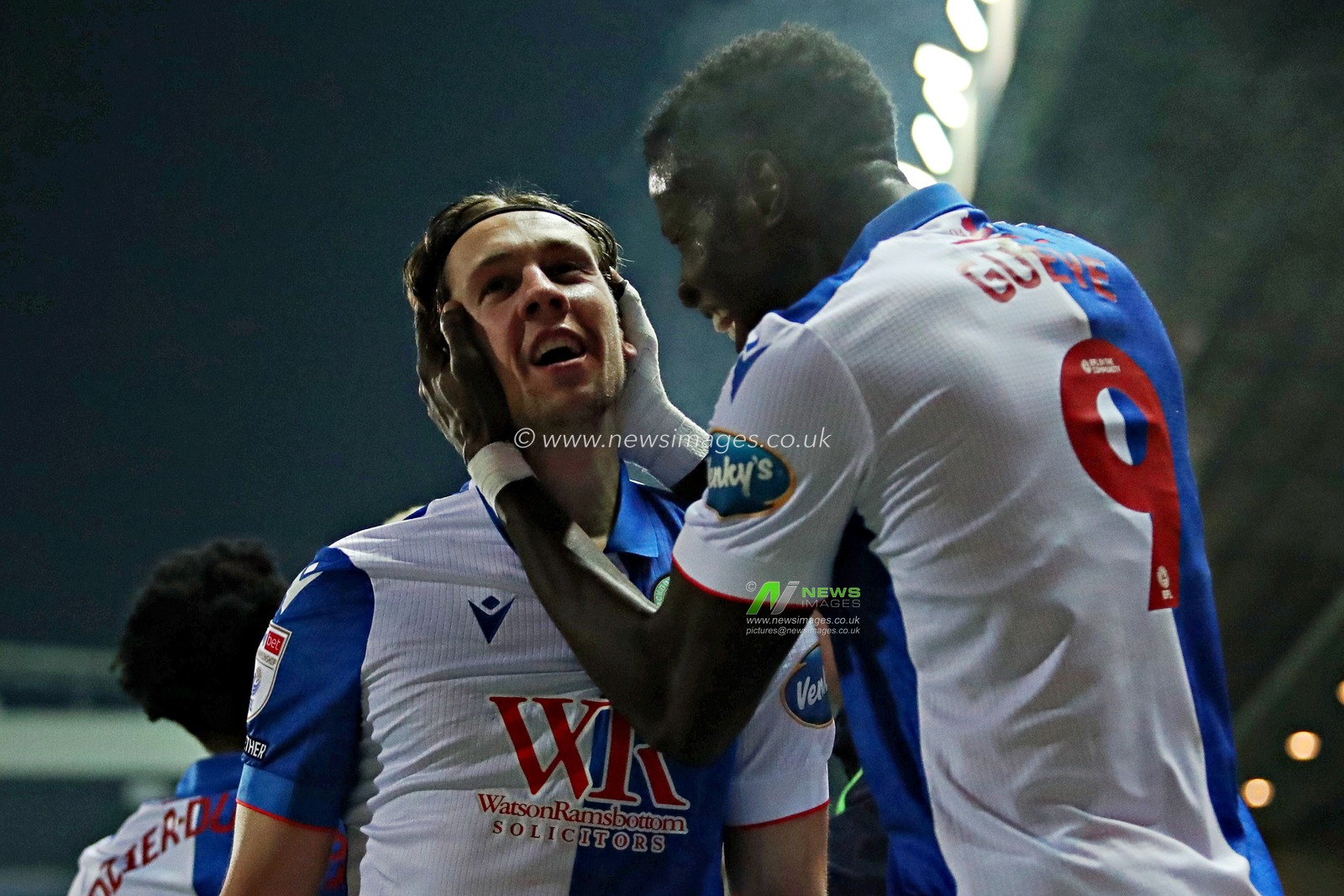 Callum Brittain of Blackburn Rovers celebrates his goal during the Sky Bet Championship match Blackburn Rovers vs Portsmouth at Ewood Park, Blackburn, United Kingdom, 15th January 2025

(Photo by Sam Eaden/News Images)