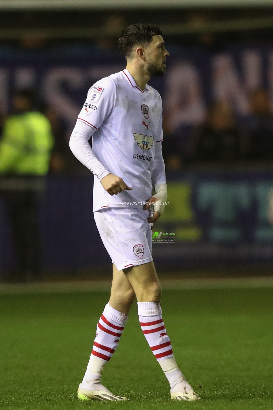 Corey O'Keeffe of Barnsley during the Sky Bet League 1 match Carlisle United vs Barnsley at Brunton Park, Carlisle, United Kingdom, 12th March 2024

(Photo by Alfie Cosgrove/News Images)