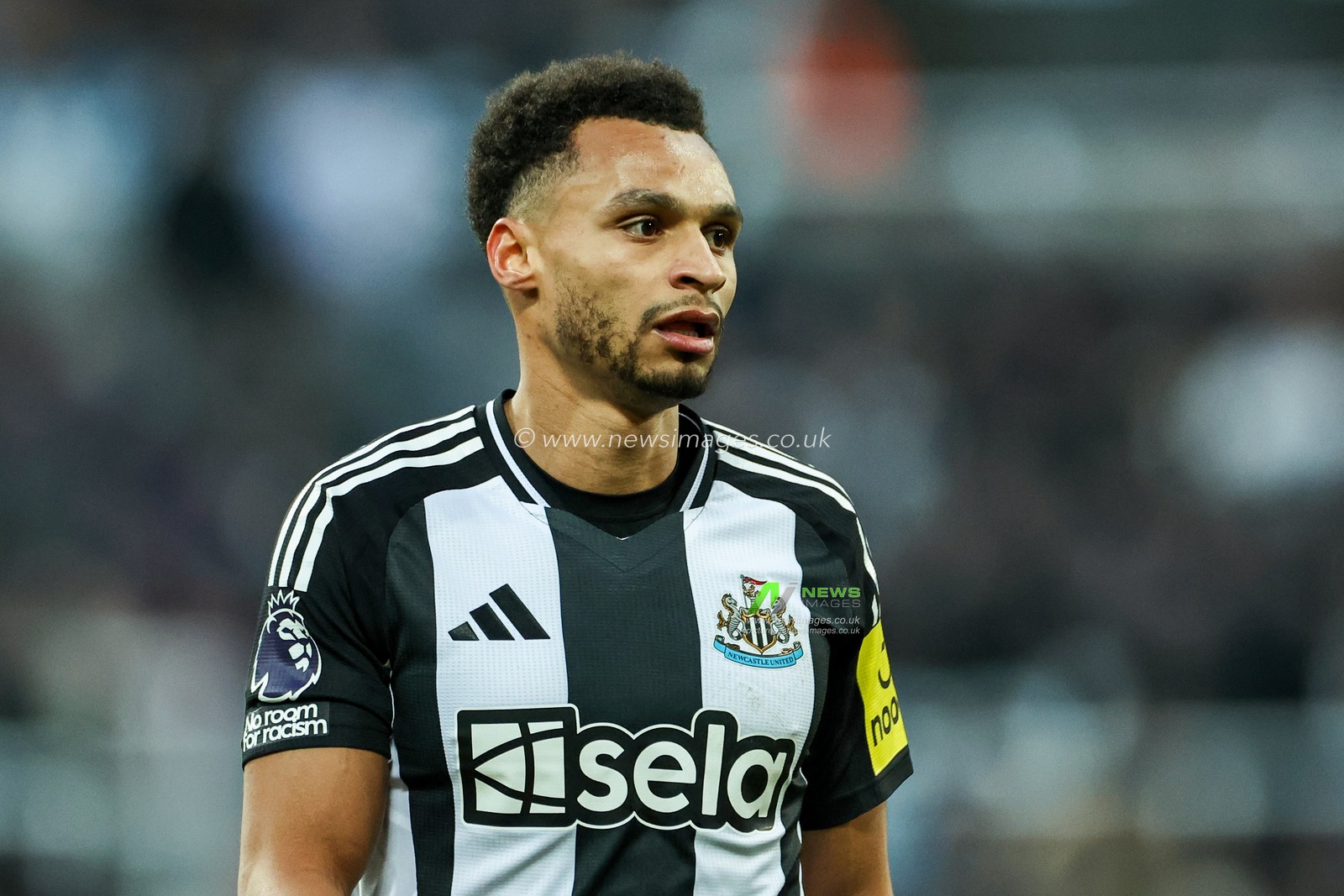 Bruno Guimaraes of Newcastle United looks on during the Premier League match Newcastle United vs Fulham at St. James's Park, Newcastle, United Kingdom, 1st February 2025

(Photo by Mark Cosgrove/News Images)