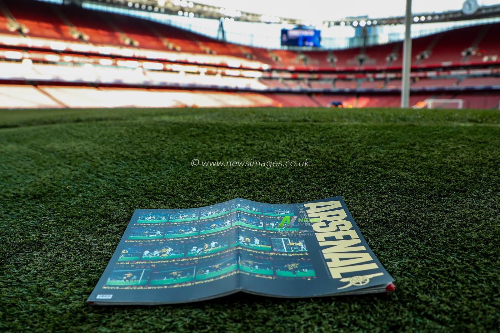 A general view of the match day programme prior to the UEFA Champions League Quarter-finals match Arsenal vs Real Madrid at Emirates Stadium, London, United Kingdom, 8th April 2025

(Photo by Izzy Poles/News Images)