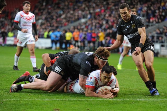 Betfred Super League Warm Up and Jonny Lomax Testimonial St Helens vs Hull FC