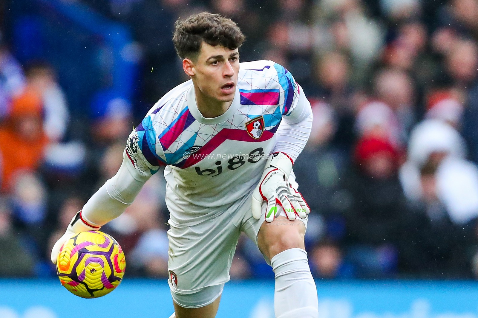 Kepa of AFC Bournemouth in action during the Premier League match Ipswich Town vs Bournemouth at Portman Road, Ipswich, United Kingdom, 8th December 2024

(Photo by Izzy Poles/News Images)