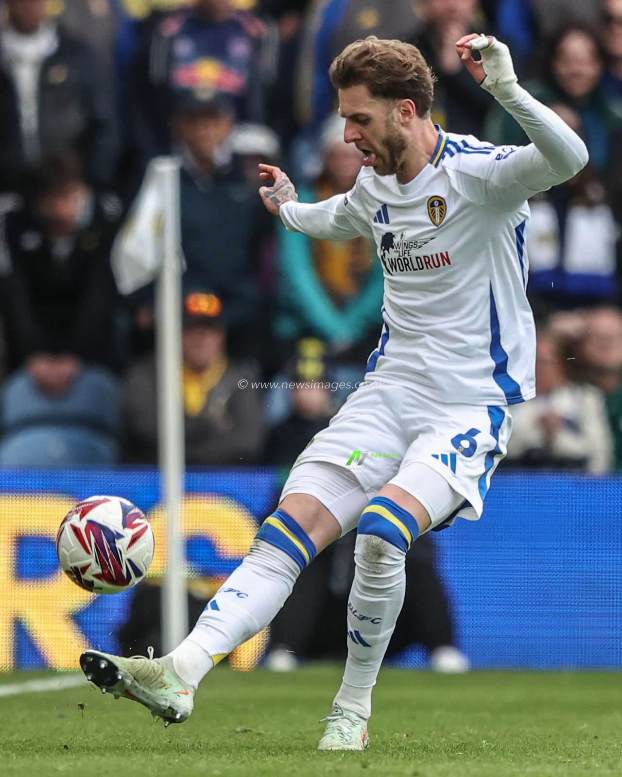Joe Rodon of Leeds United during the Sky Bet Championship match Leeds United vs Swansea City at Elland Road, Leeds, United Kingdom, 29th March 2025

(Photo by Alfie Cosgrove/News Images)