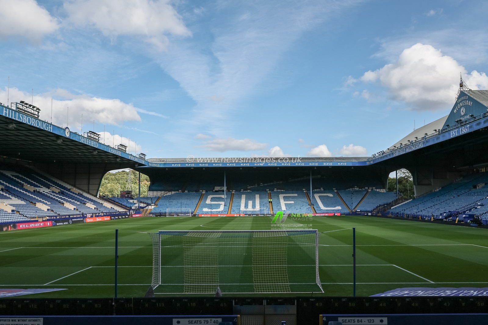 A general view of Hillsborough during the Sky Bet Championship match Sheffield Wednesday vs Leeds United at Hillsborough, Sheffield, United Kingdom, 23rd August 2024

(Photo by Mark Cosgrove/News Images)