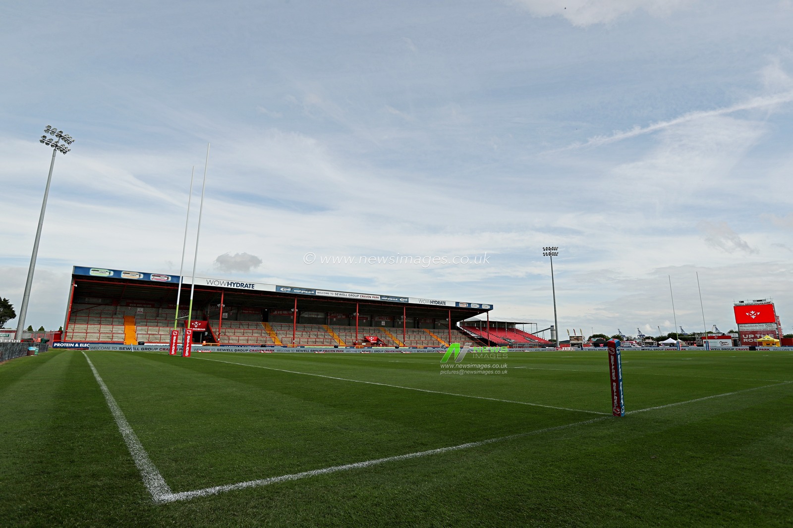 A general view of Sewell Group Craven Park before the Betfred Super League Round 13 match Hull KR vs St Helens at Sewell Group Craven Park, Kingston upon Hull, United Kingdom, 30th May 2025(Photo by Sam Eaden/News Images)