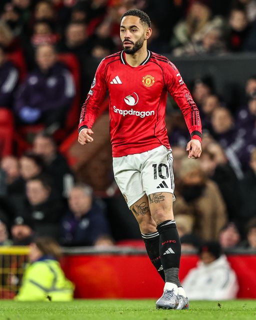 Matheus Cunha of Manchester Untied during the Premier League match Manchester United vs Newcastle United at Old Trafford, Manchester, United Kingdom, 26th December 2025

(Photo by Alfie Cosgrove/News Images)

*** GER AUT SUI OUT ***